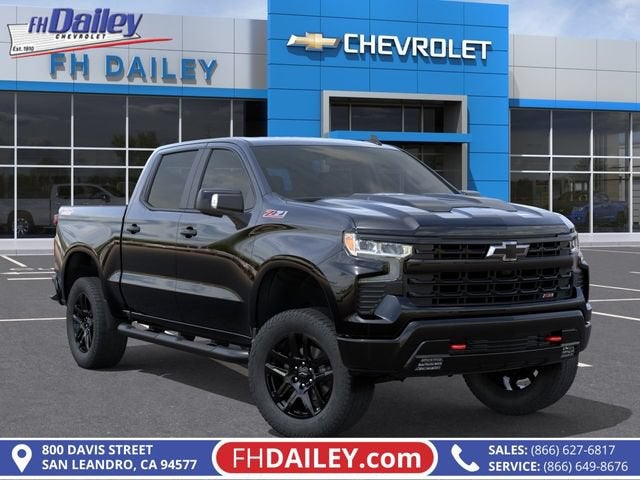 Black 2026 Chevrolet Silverado 1500 Pickup Truck Four-Wheel Drive Automatic