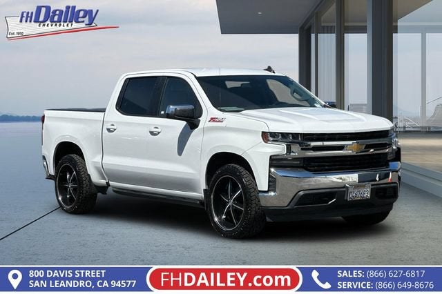 Summit White 2021 Chevrolet Silverado 1500 Pickup Truck Four-Wheel Drive Automatic