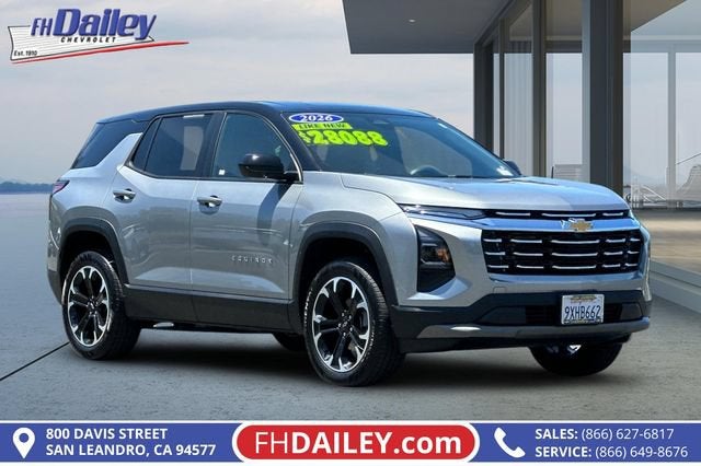 Sterling Gray Metallic 2026 Chevrolet Equinox SUV / Crossover Front-Wheel Drive Automatic