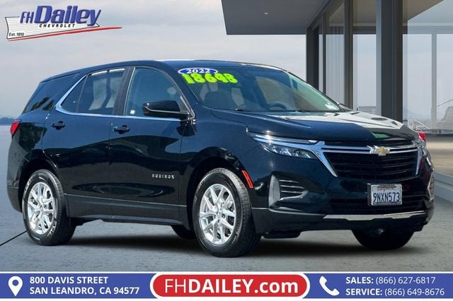 Mosaic Black Metallic 2022 Chevrolet Equinox SUV / Crossover Front-Wheel Drive Automatic