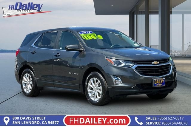 Nightfall Gray Metallic 2021 Chevrolet Equinox SUV / Crossover Four-Wheel Drive Automatic