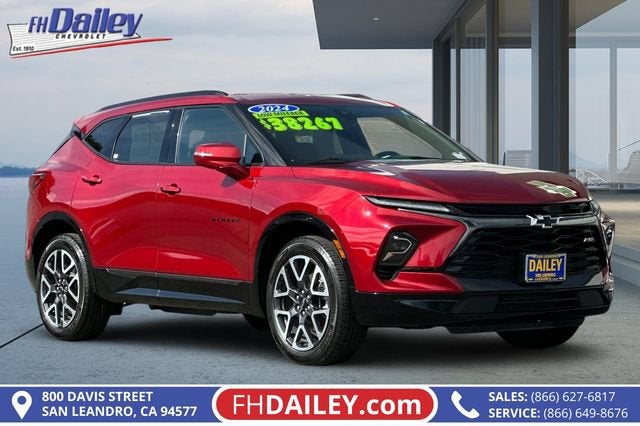 Radiant Red Tintcoat 2024 Chevrolet Blazer SUV / Crossover All-Wheel Drive Automatic