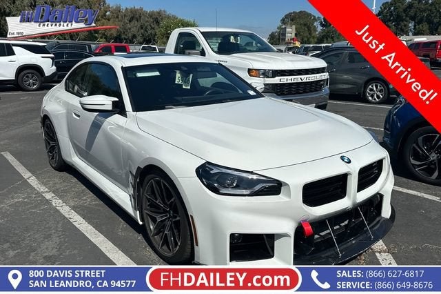 Alpine White 2023 BMW M2 Coupe Rear-Wheel Drive 