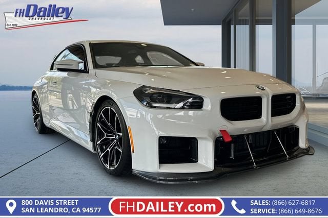 Alpine White 2023 BMW M2 Coupe Rear-Wheel Drive 