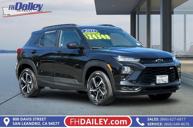 Mosaic Black Metallic 2023 Chevrolet Trailblazer SUV / Crossover Four-Wheel Drive Automatic