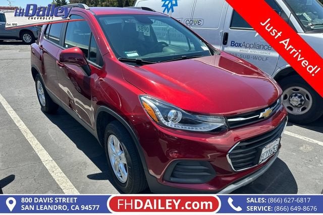 Red (Crimson Metallic) 2021 Chevrolet Trax SUV / Crossover All-Wheel Drive Automatic