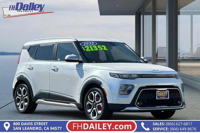Snow White Pear 2022 Kia Soul SUV / Crossover Front-Wheel Drive Continuously Variable Transmission