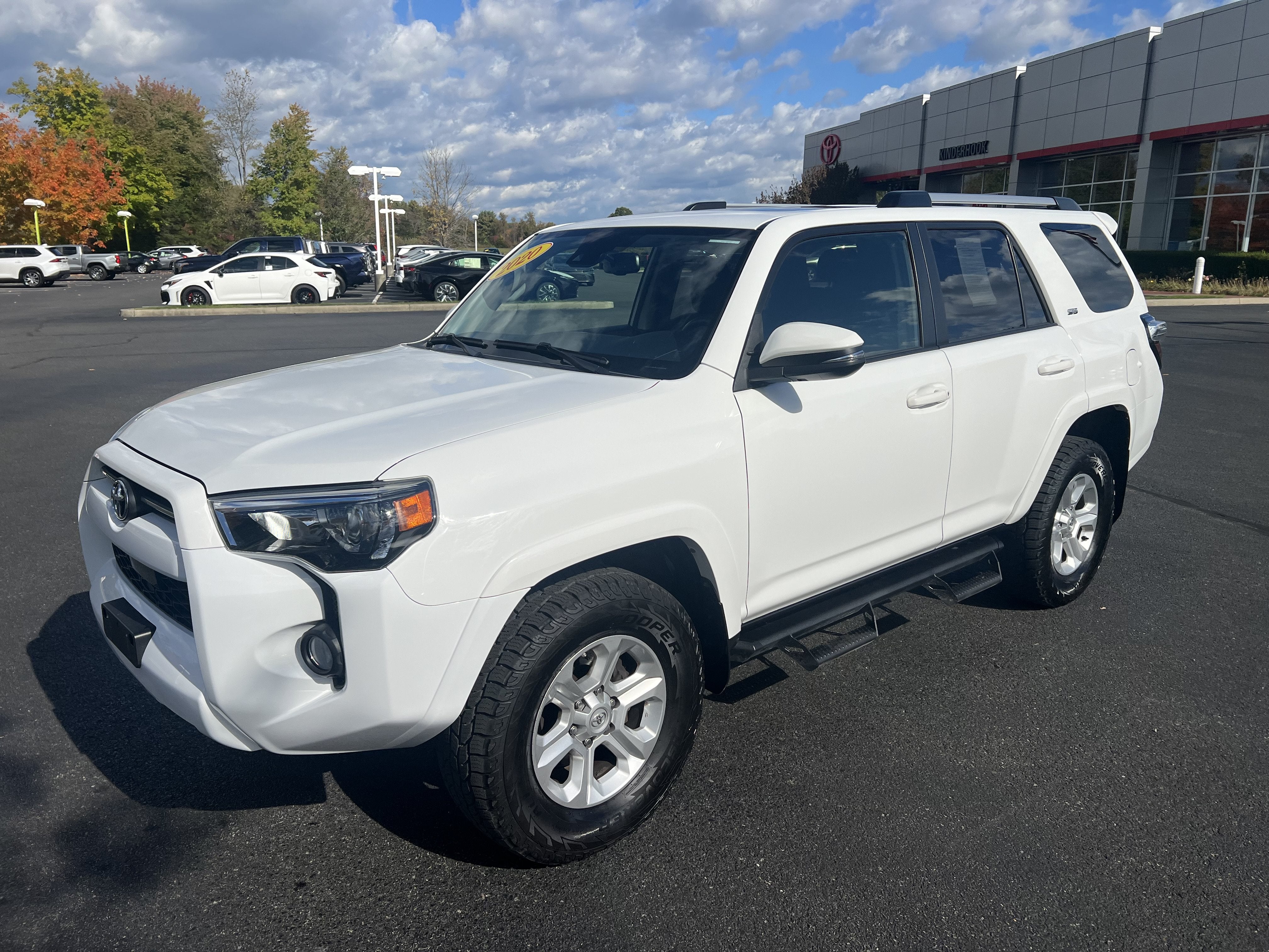 Super White 2020 Toyota 4Runner SUV / Crossover Four-Wheel Drive Automatic