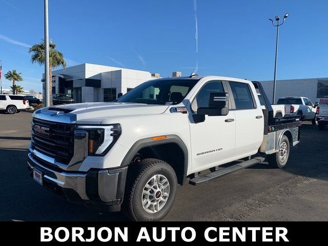 Summit White 2025 GMC Sierra 2500HD Pickup Truck Four-Wheel Drive Automatic
