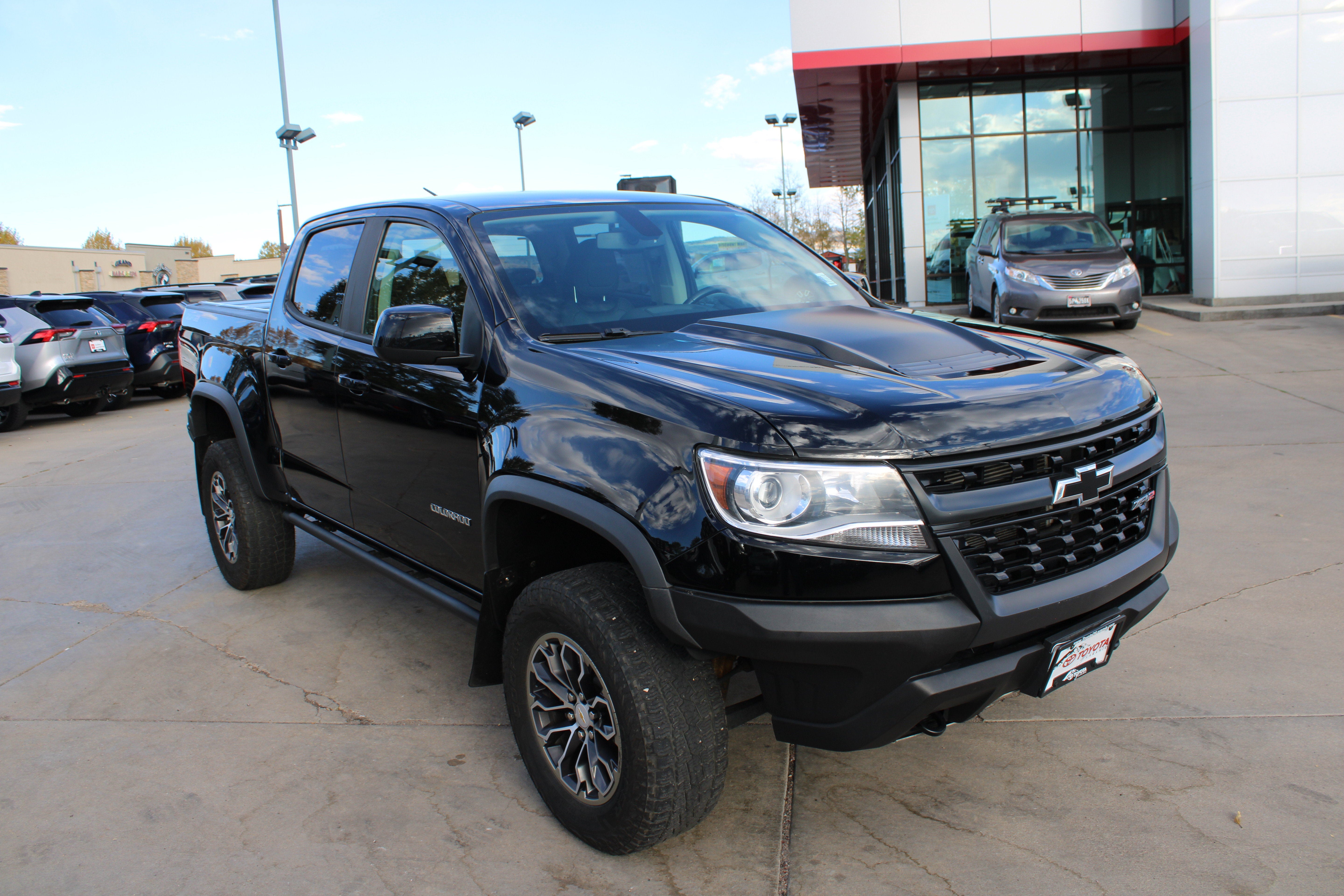 Black 2018 Chevrolet Colorado Pickup Truck Four-Wheel Drive Automatic