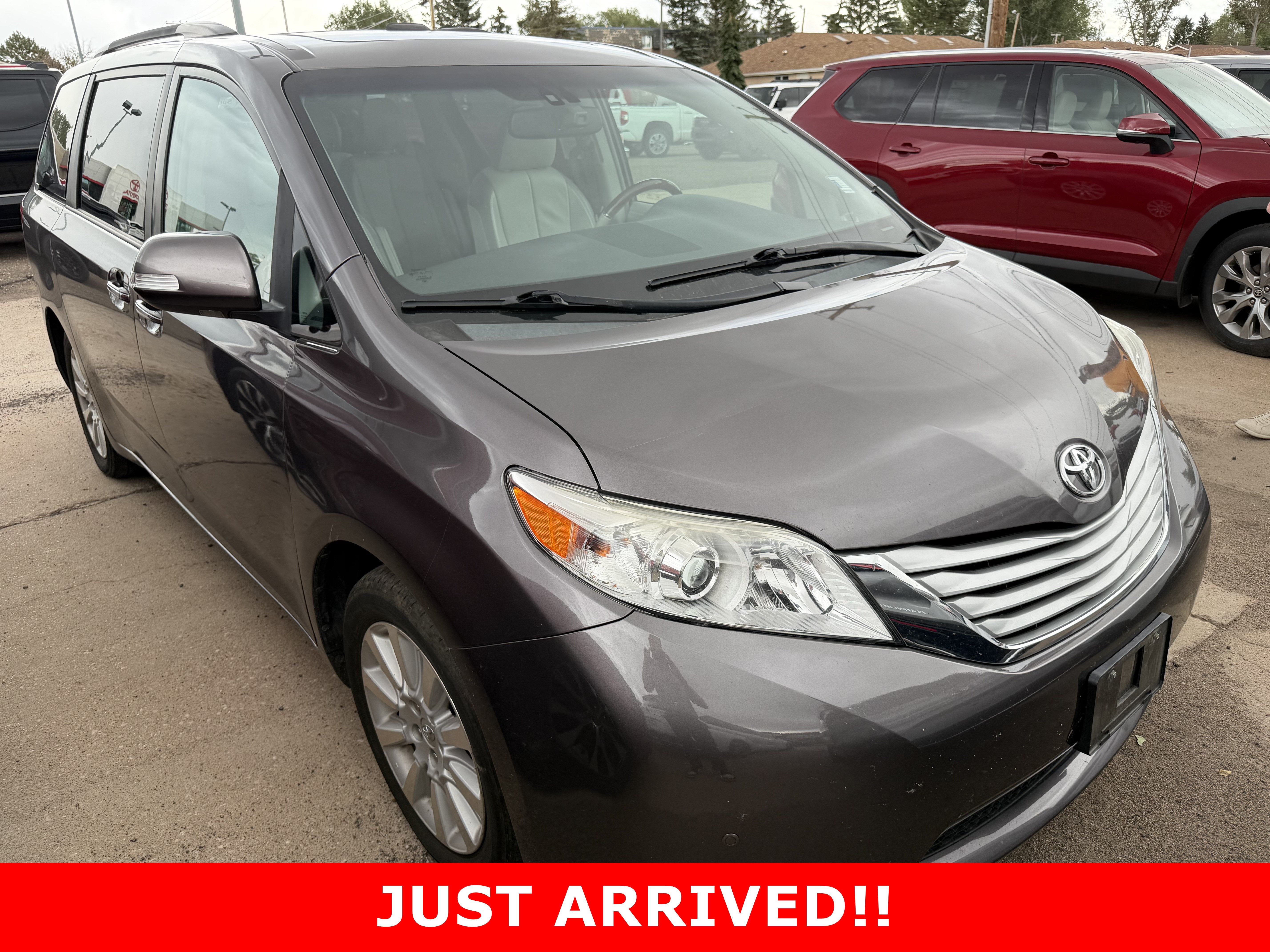 Gray 2014 Toyota Sienna Minivan Front-Wheel Drive Automatic