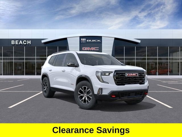 Glacier White Tricoat 2026 GMC Acadia SUV / Crossover Four-Wheel Drive Automatic