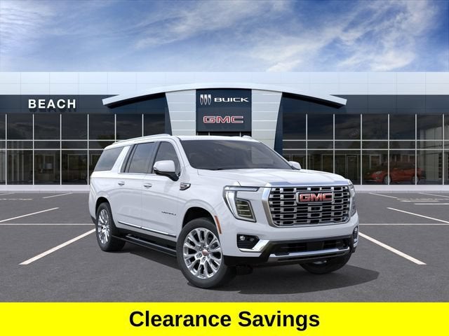 Glacier White Tricoat 2026 GMC Yukon XL SUV / Crossover Four-Wheel Drive Automatic