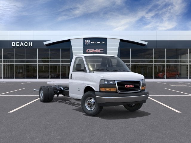 Summit White 2026 GMC Savana Chassis Van Rear-Wheel Drive Automatic