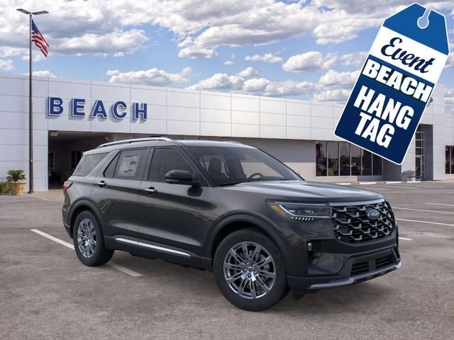 Agate Black Metallic 2026 Ford Explorer SUV / Crossover Rear-Wheel Drive Automatic