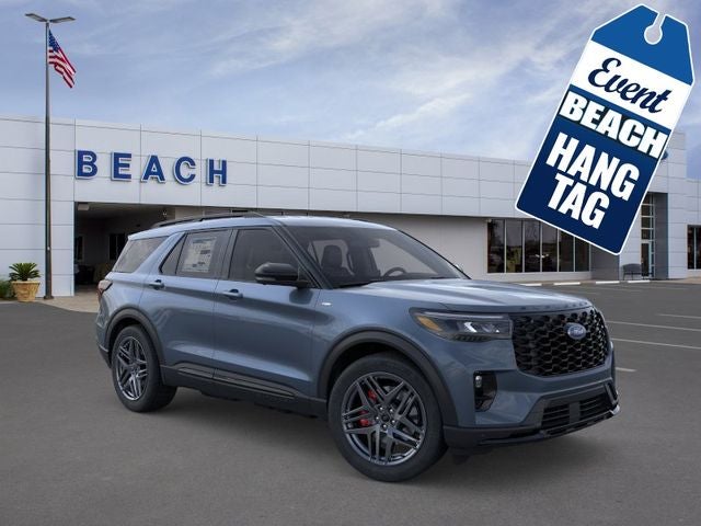 Vapor Blue Metallic 2026 Ford Explorer SUV / Crossover Rear-Wheel Drive Automatic