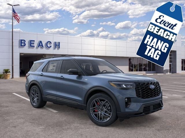 Vapor Blue Metallic 2026 Ford Explorer SUV / Crossover Rear-Wheel Drive Automatic