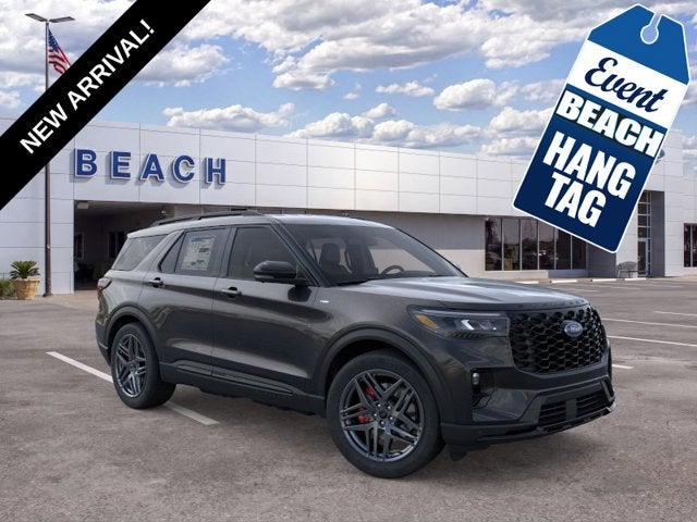 Agate Black Metallic 2026 Ford Explorer SUV / Crossover Rear-Wheel Drive Automatic
