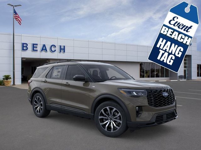Marsh Gray 2026 Ford Explorer SUV / Crossover Rear-Wheel Drive Automatic