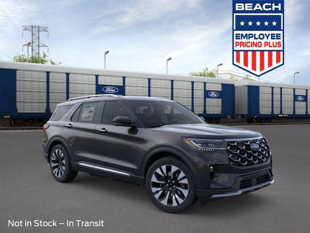 Black Metallic 2026 Ford Explorer SUV / Crossover All-Wheel Drive Automatic