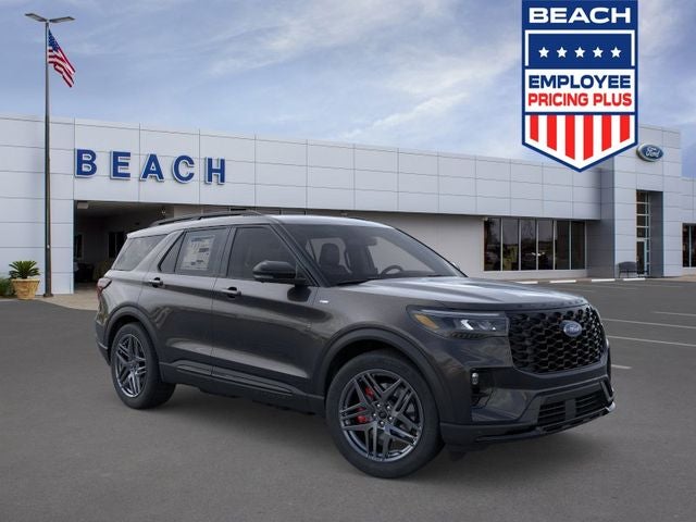 Agate Black Metallic 2026 Ford Explorer SUV / Crossover All-Wheel Drive Automatic