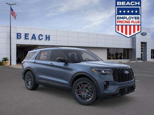 Vapor Blue Metallic 2026 Ford Explorer SUV / Crossover All-Wheel Drive Automatic