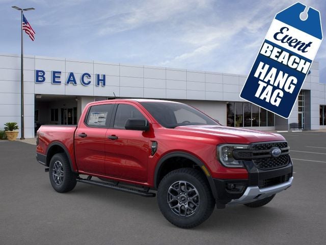 Ruby Red Metallic Tinted Clearcoat 2026 Ford Ranger Pickup Truck Four-Wheel Drive Automatic