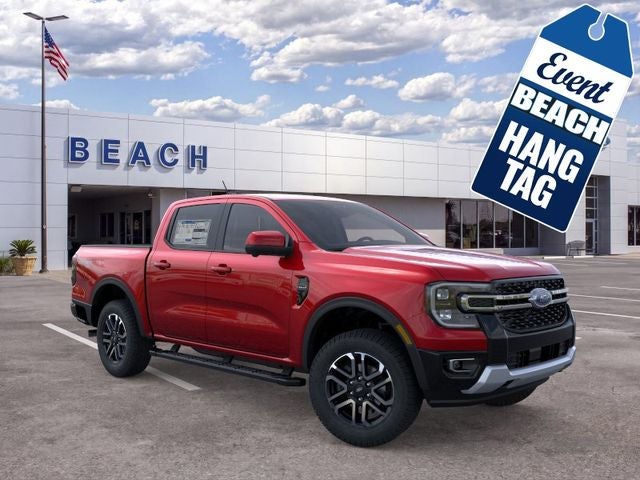 Ruby Red Metallic 2026 Ford Ranger Pickup Truck Four-Wheel Drive Automatic