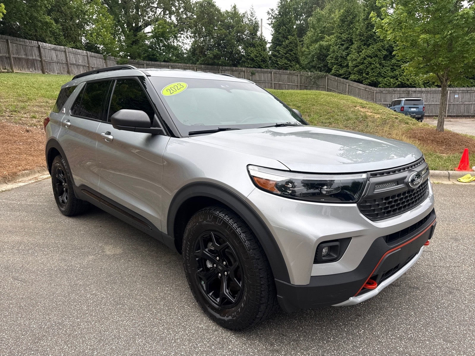 Iconic Silver Metallic 2023 Ford Explorer Timberline AWD SUV / Crossover All-Wheel Drive Automatic