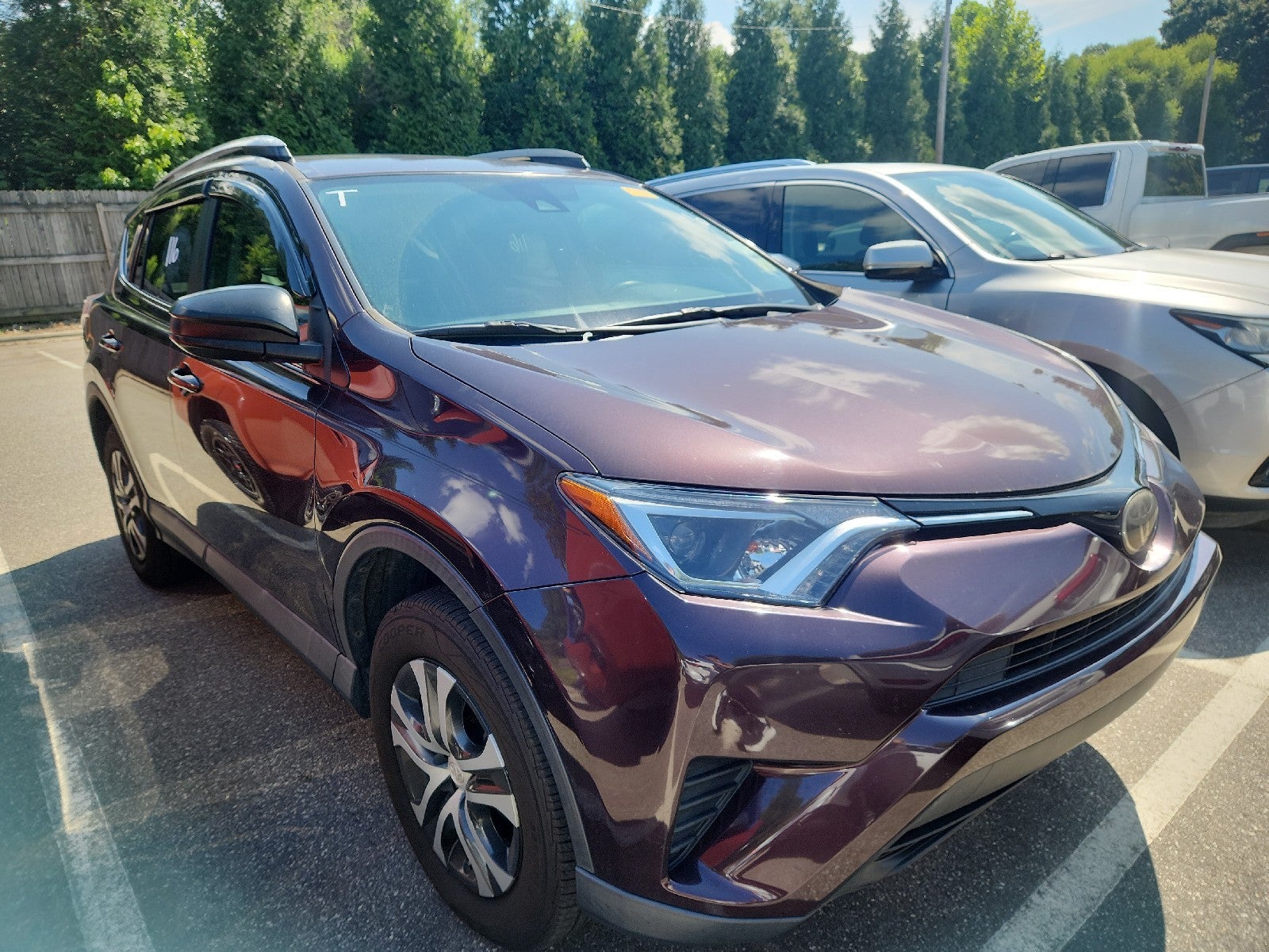 Black Currant M 2018 Toyota RAV4 SUV / Crossover All-Wheel Drive Automatic