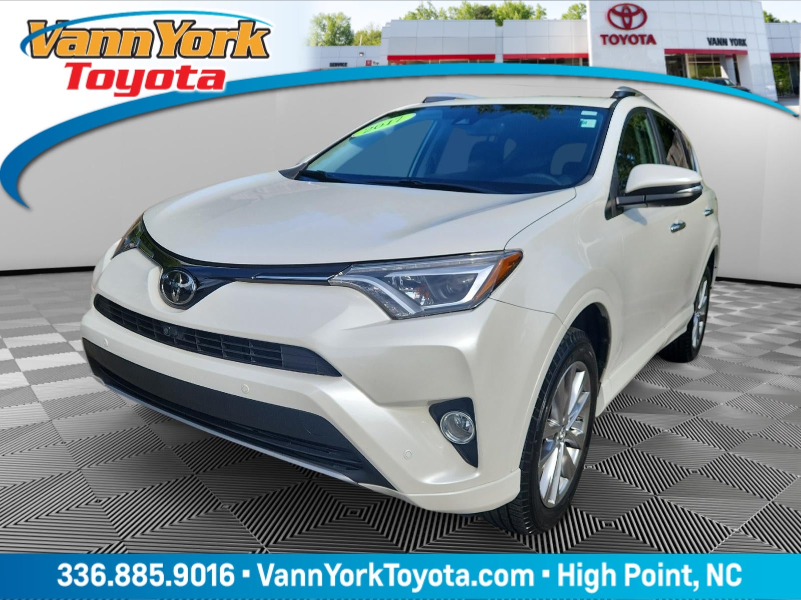 White (Blizzard Pearl) 2017 Toyota RAV4 SUV / Crossover All-Wheel Drive 6-Speed Automatic