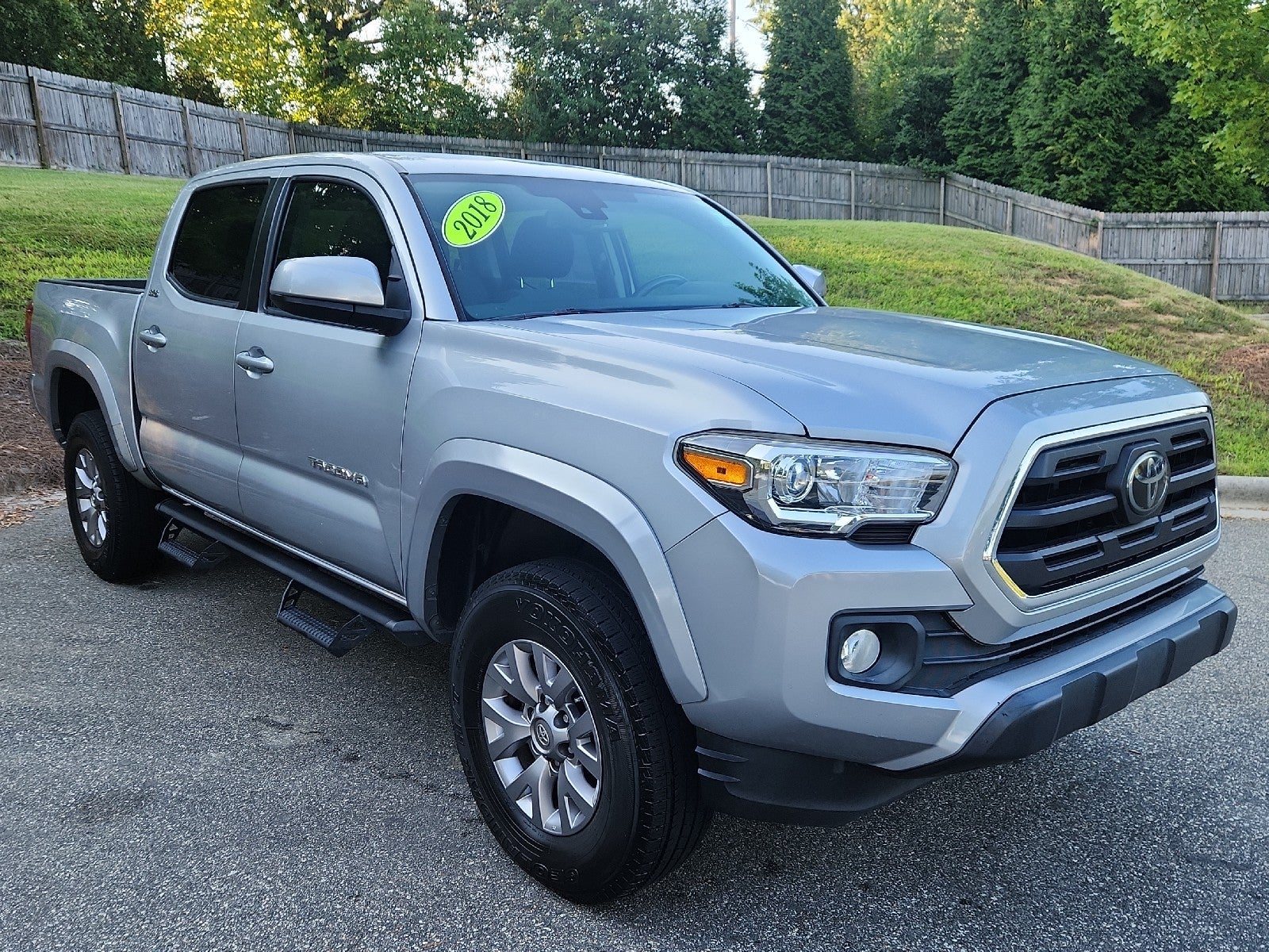 Silver Sky Metallic 2018 Toyota Tacoma Pickup Truck 4X2 Automatic