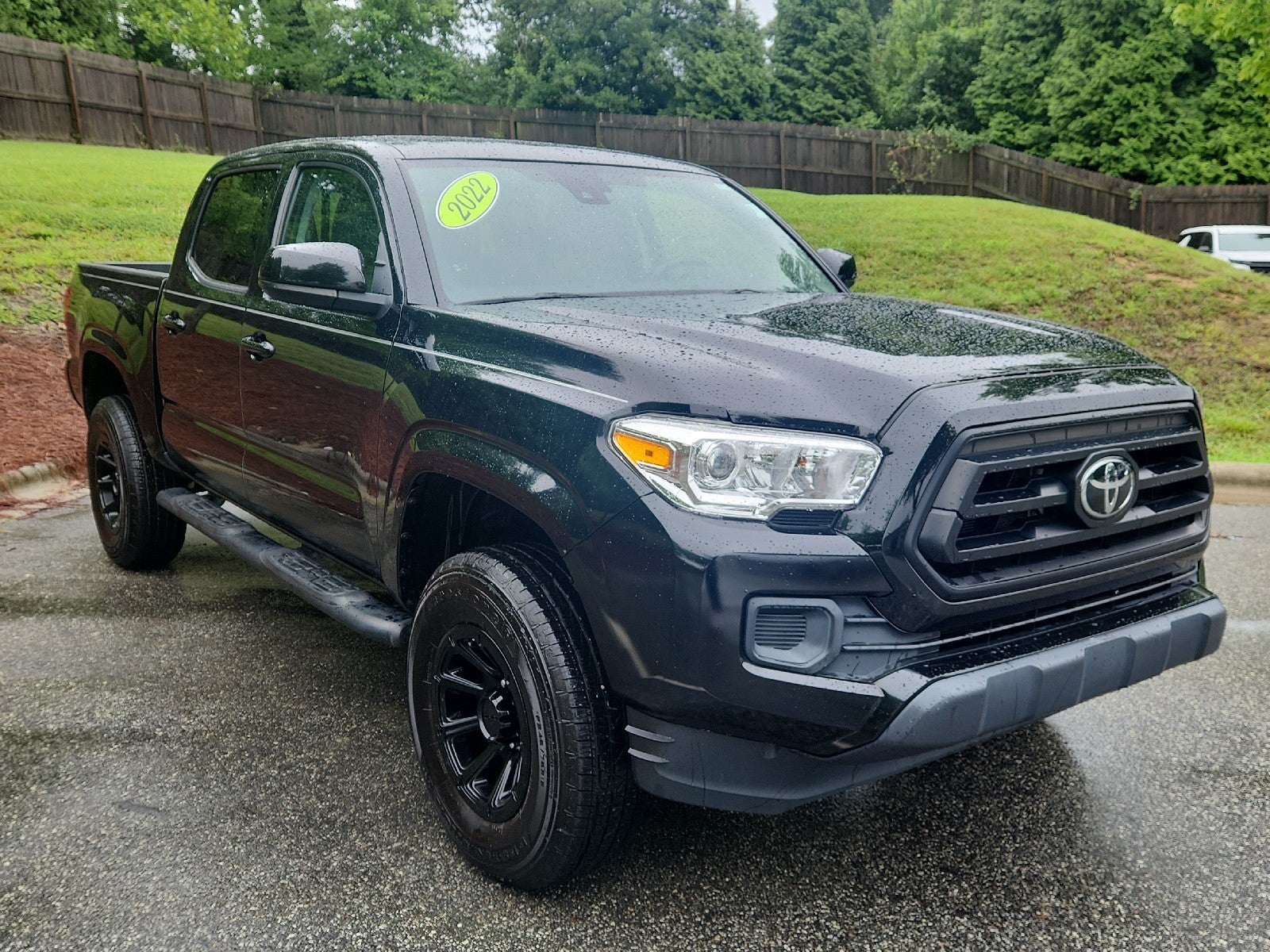 Midnight Black Metallic 2022 Toyota Tacoma Pickup Truck Four-Wheel Drive Automatic