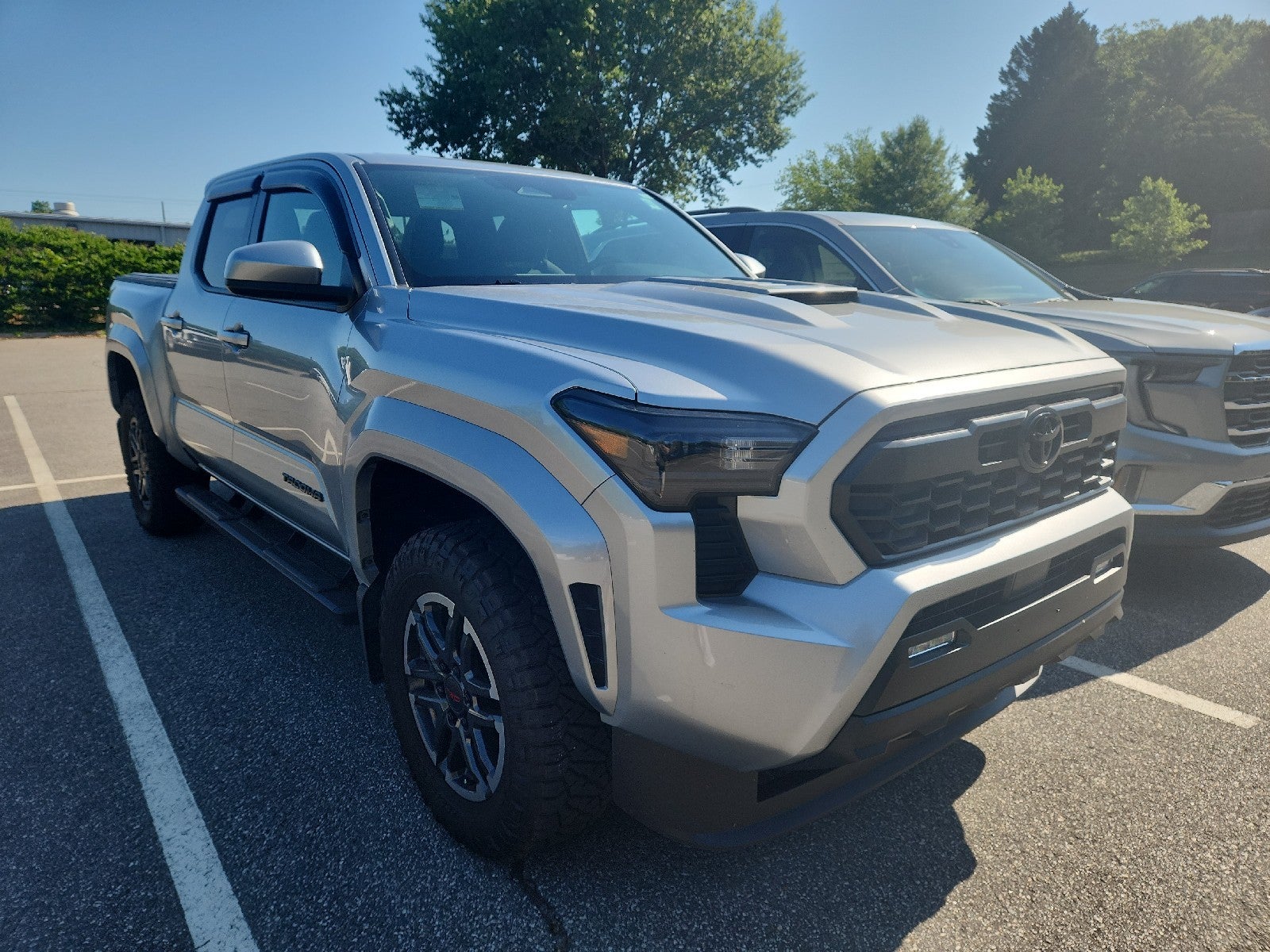 Celestial Silver Metallic 2026 Toyota Tacoma TRD Sport Double Cab 4WD Pickup Truck Four-Wheel Drive Automatic