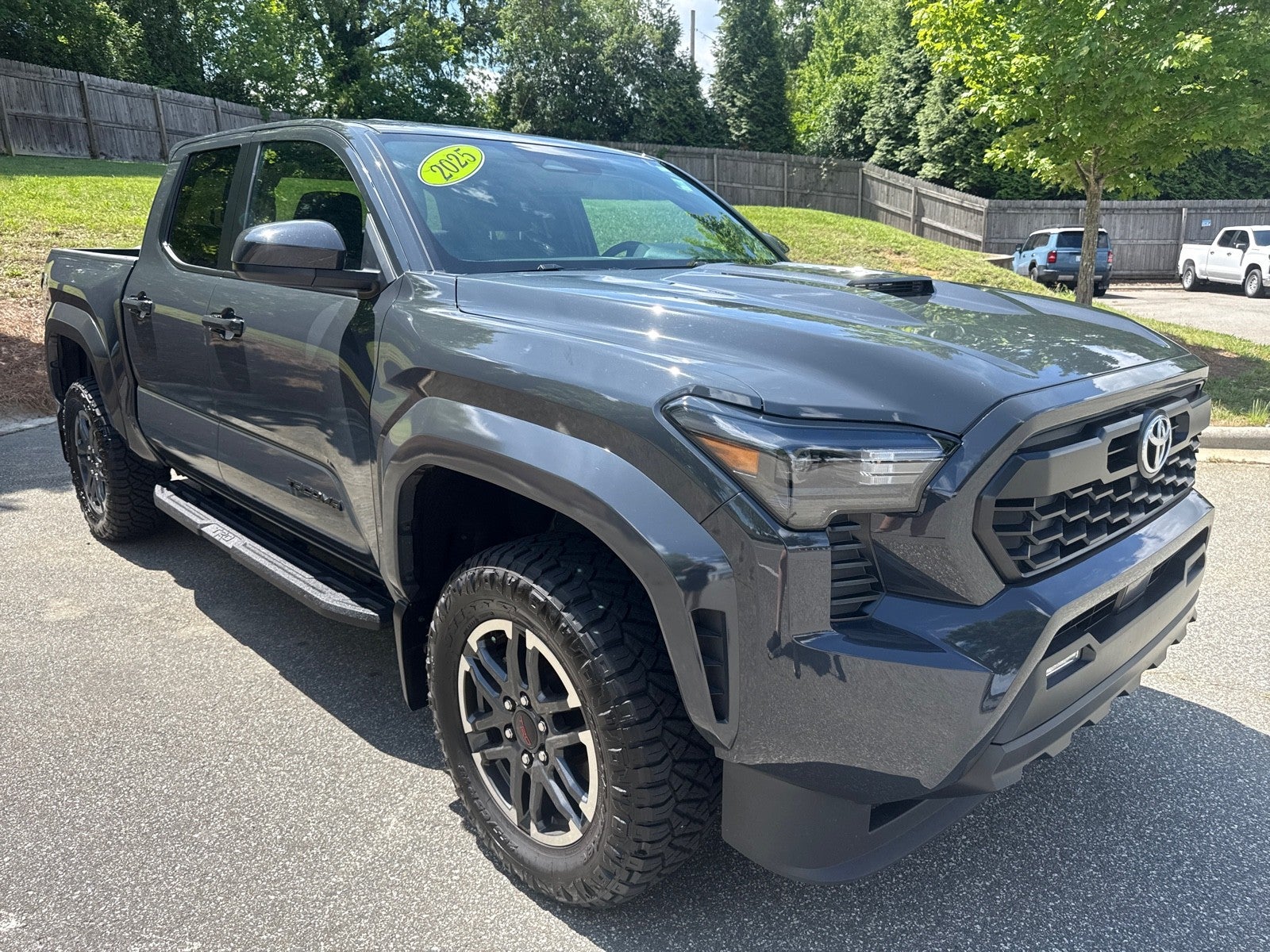 Gray 2025 Toyota Tacoma TRD Sport Double Cab 4WD Pickup Truck Four-Wheel Drive Automatic
