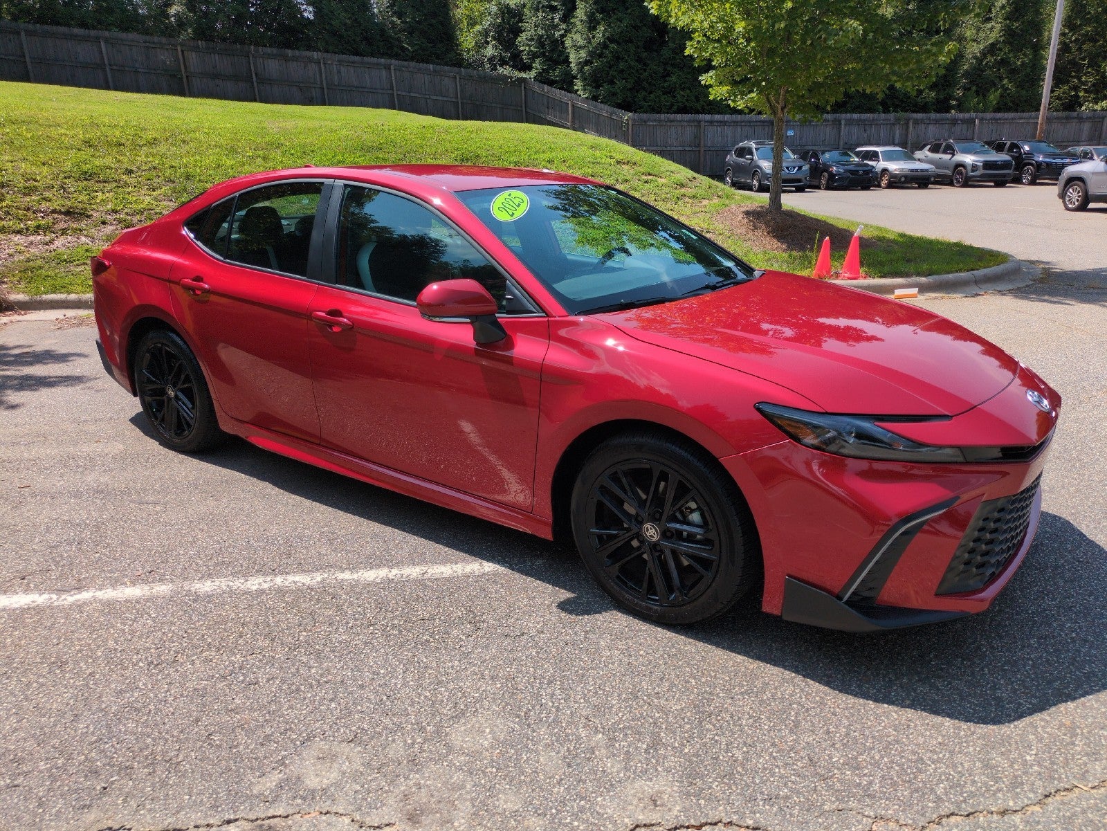 Supersonic Red 2025 Toyota Camry Sedan Front-Wheel Drive Automatic