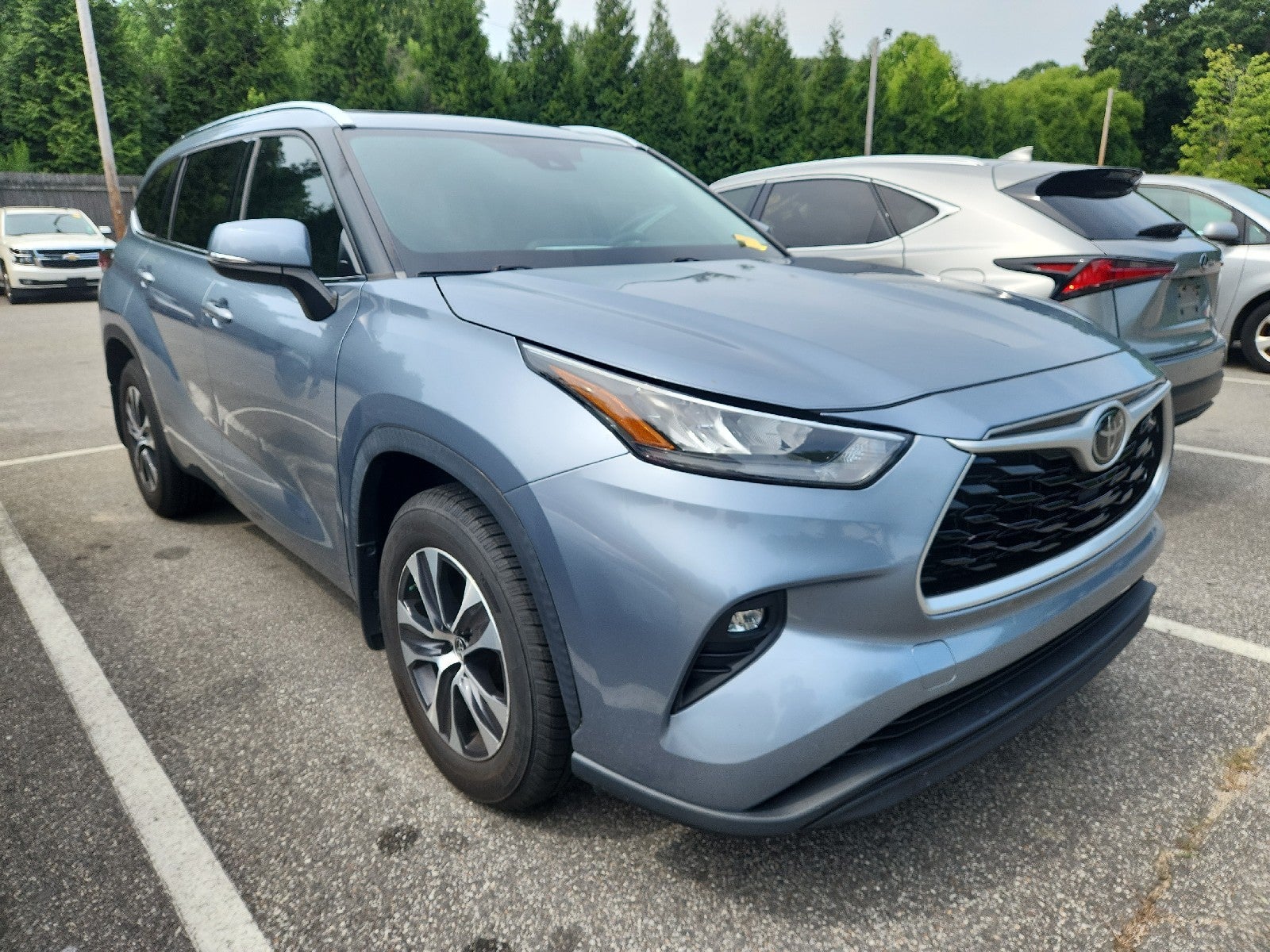 Blue.T378 2020 Toyota Highlander SUV / Crossover Front-Wheel Drive Automatic