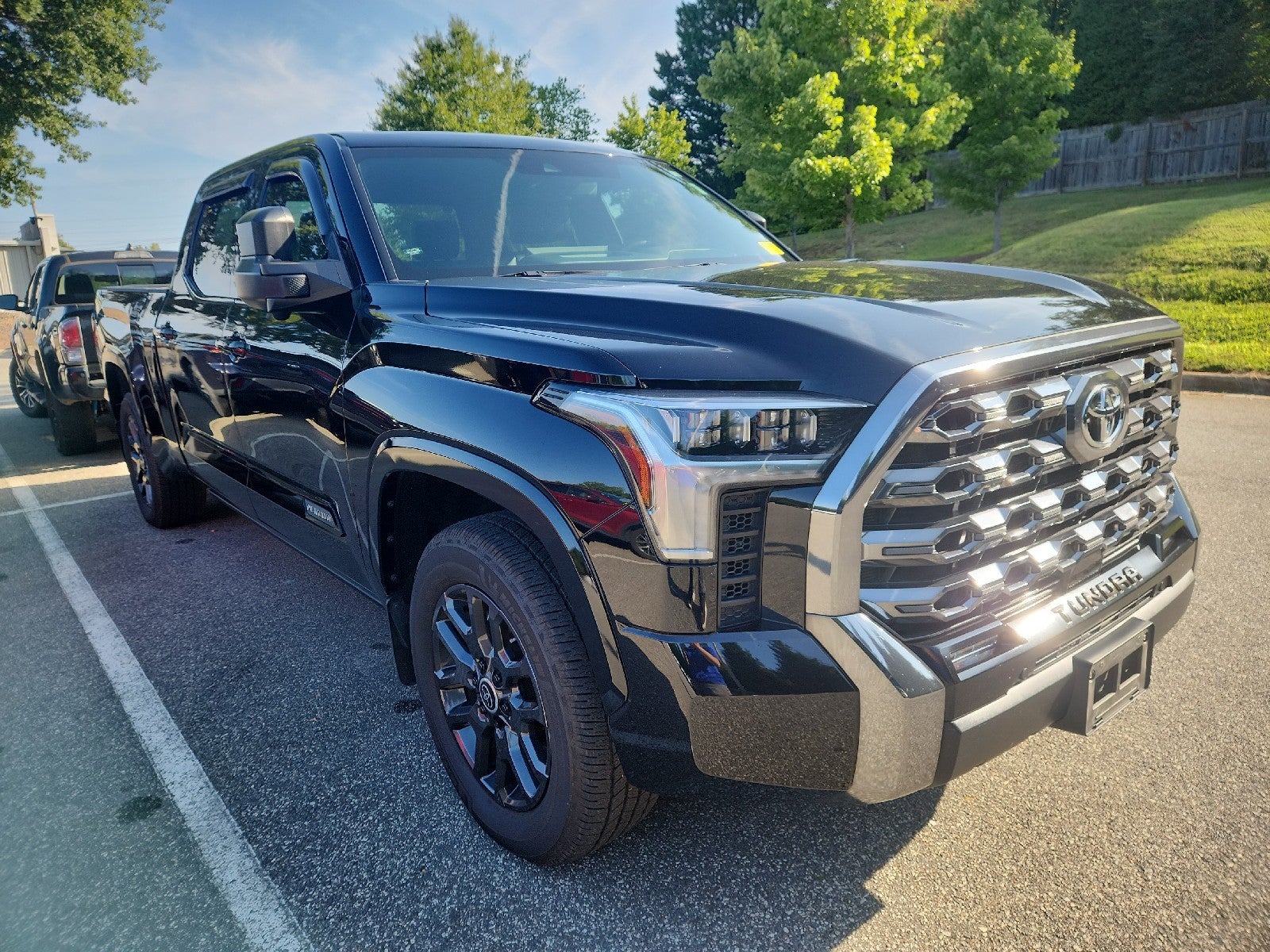 Midnight Black Metallic 2024 Toyota Tundra Pickup Truck Four-Wheel Drive Automatic