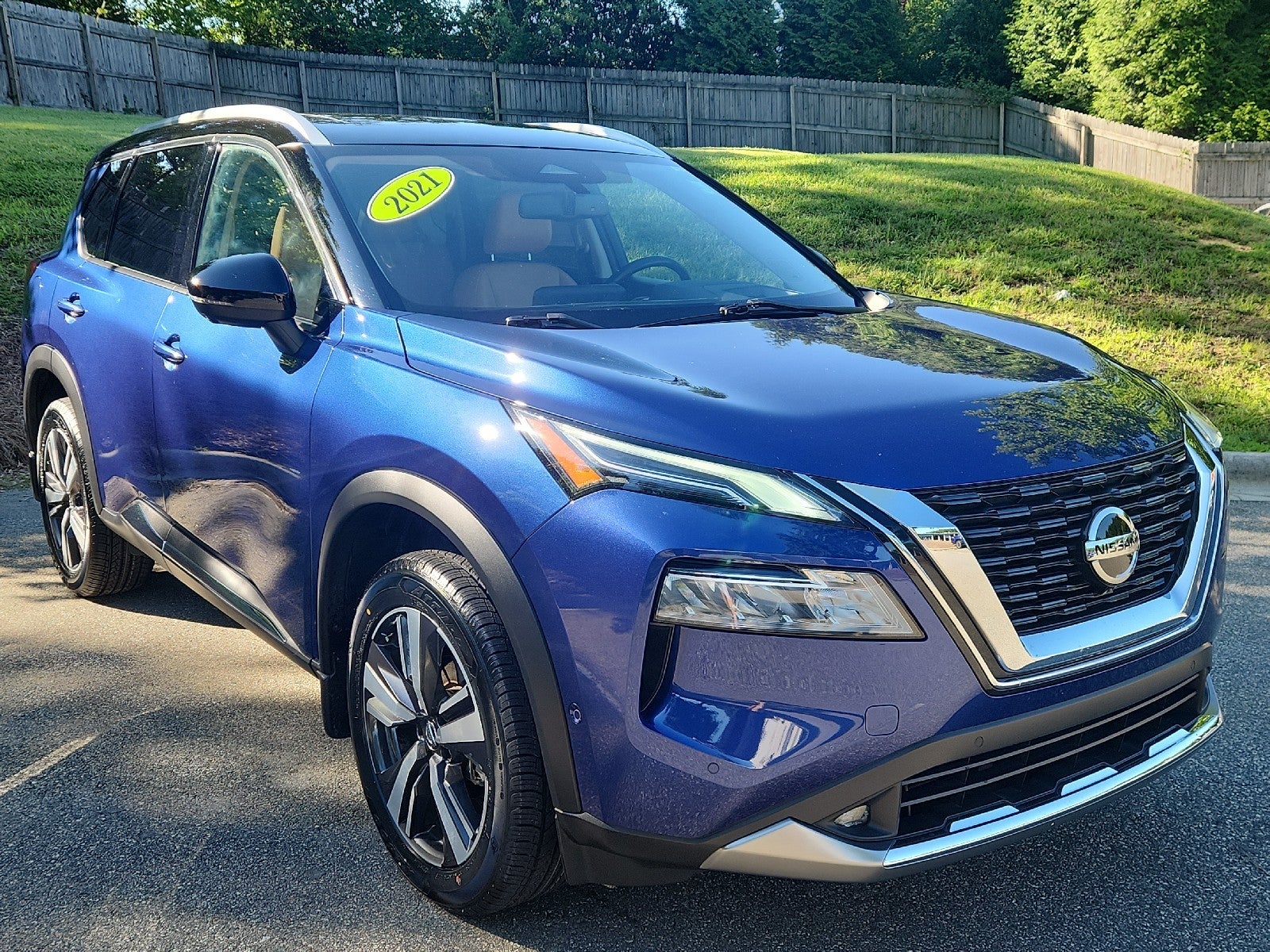 Caspian Blue Metallic 2021 Nissan Rogue SUV / Crossover All-Wheel Drive Automatic
