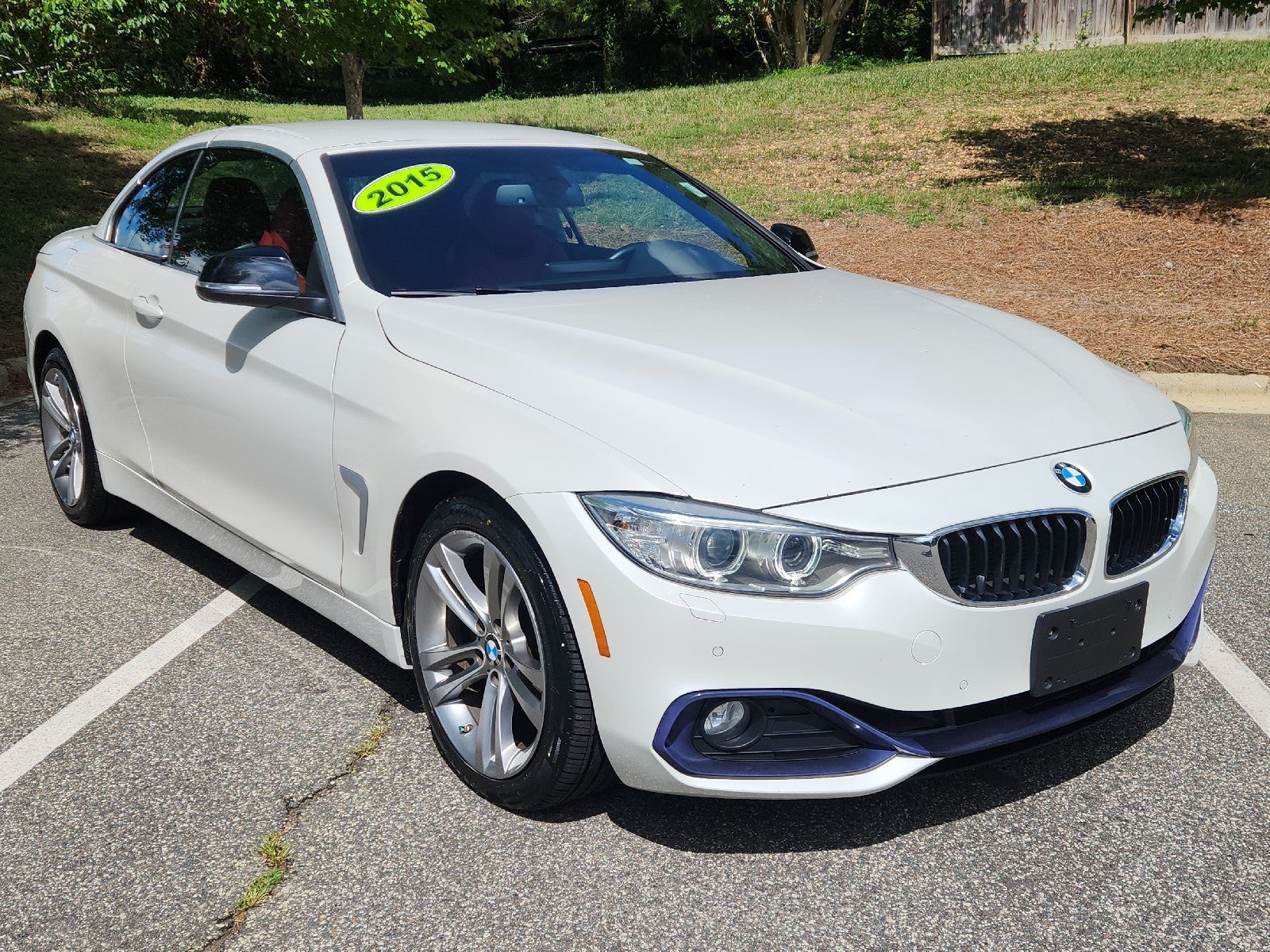 Alpine White 2015 BMW 4 Series Convertible All-Wheel Drive Automatic