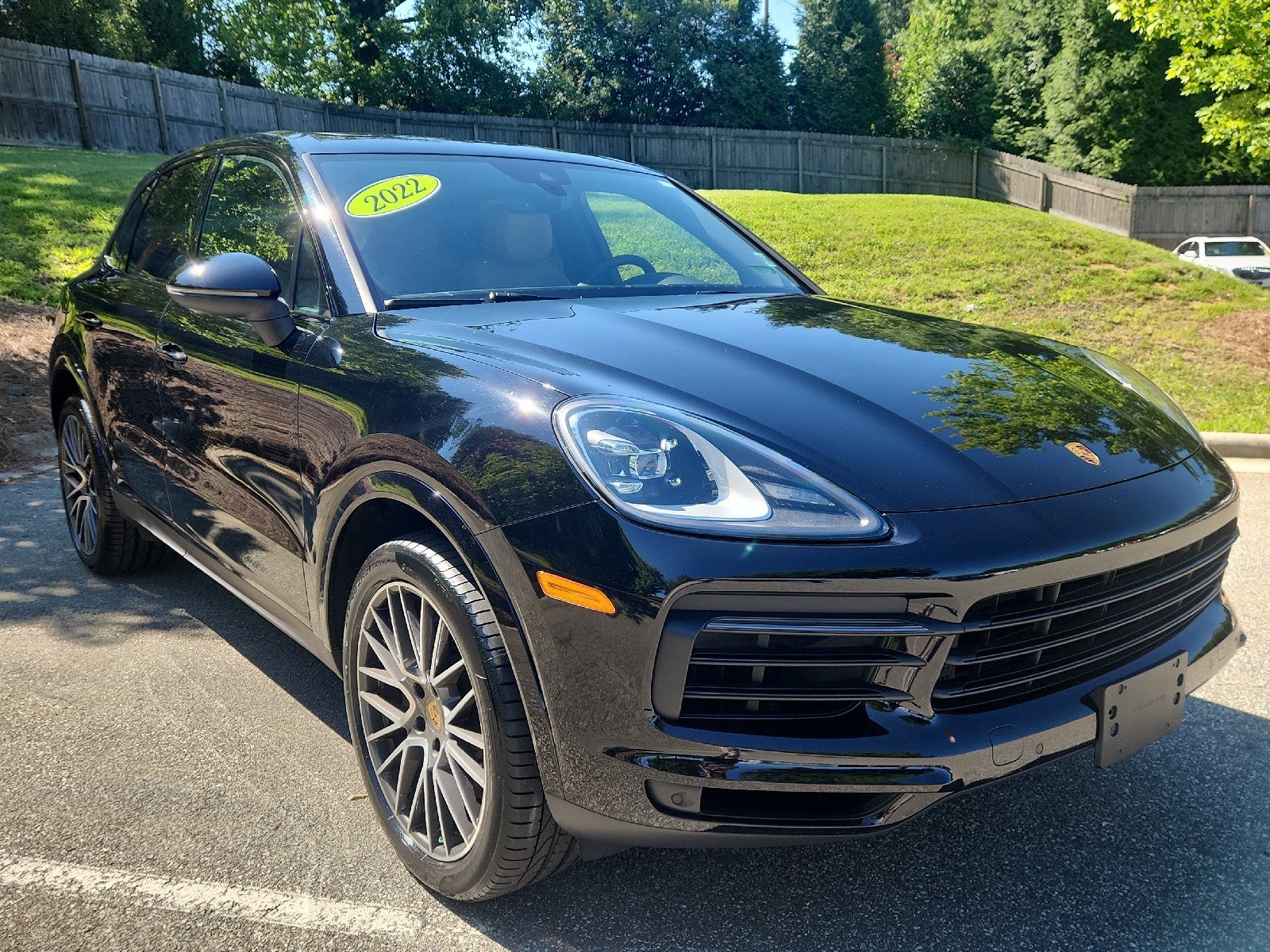 Jet Black Metallic 2022 Porsche Cayenne SUV / Crossover All-Wheel Drive Automatic