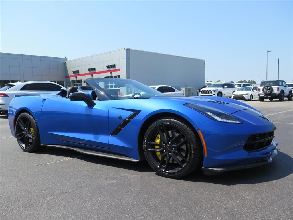 Laguna Blue Metallic Tintcoat 2016 Chevrolet Corvette Stingray Z51 2LT Convertible RWD Convertible Rear-Wheel Drive 7-Speed Manual