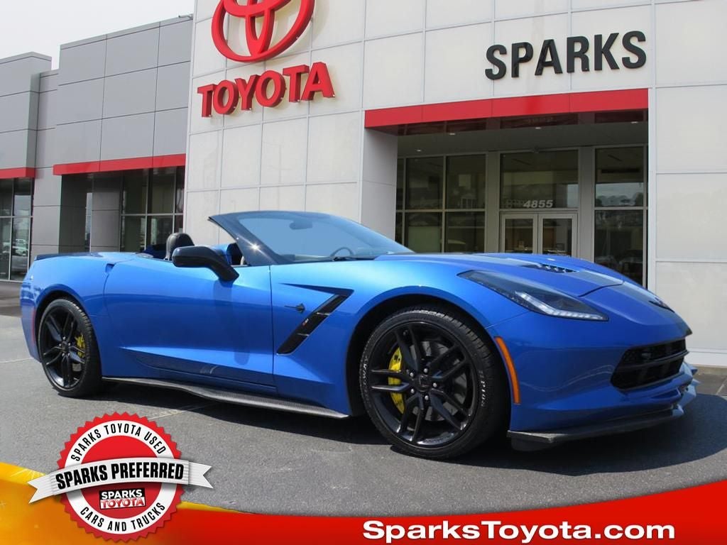 Laguna Blue Metallic Tintcoat 2016 Chevrolet Corvette Stingray Z51 2LT Convertible RWD Convertible Rear-Wheel Drive 7-Speed Manual