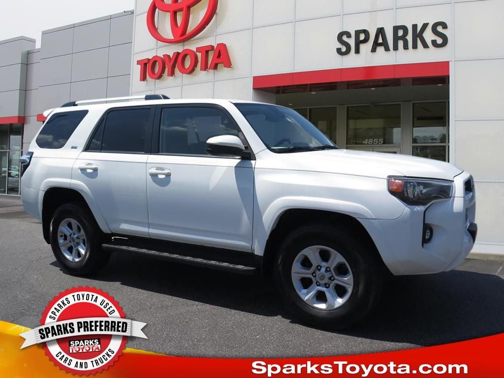 Super White 2021 Toyota 4Runner SUV / Crossover Four-Wheel Drive 5-Speed Automatic Overdrive