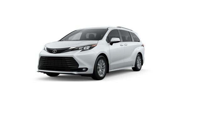 White (Wind Chill Pearl) 2026 Toyota Sienna Minivan Front-Wheel Drive Continuously Variable Transmission