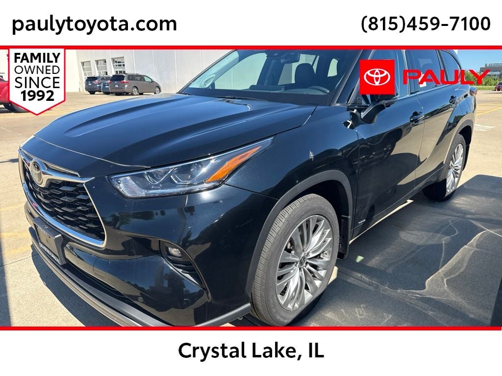 Attitude Black Mc. 2025 Toyota Highlander Hybrid SUV / Crossover All-Wheel Drive Continuously Variable Transmission