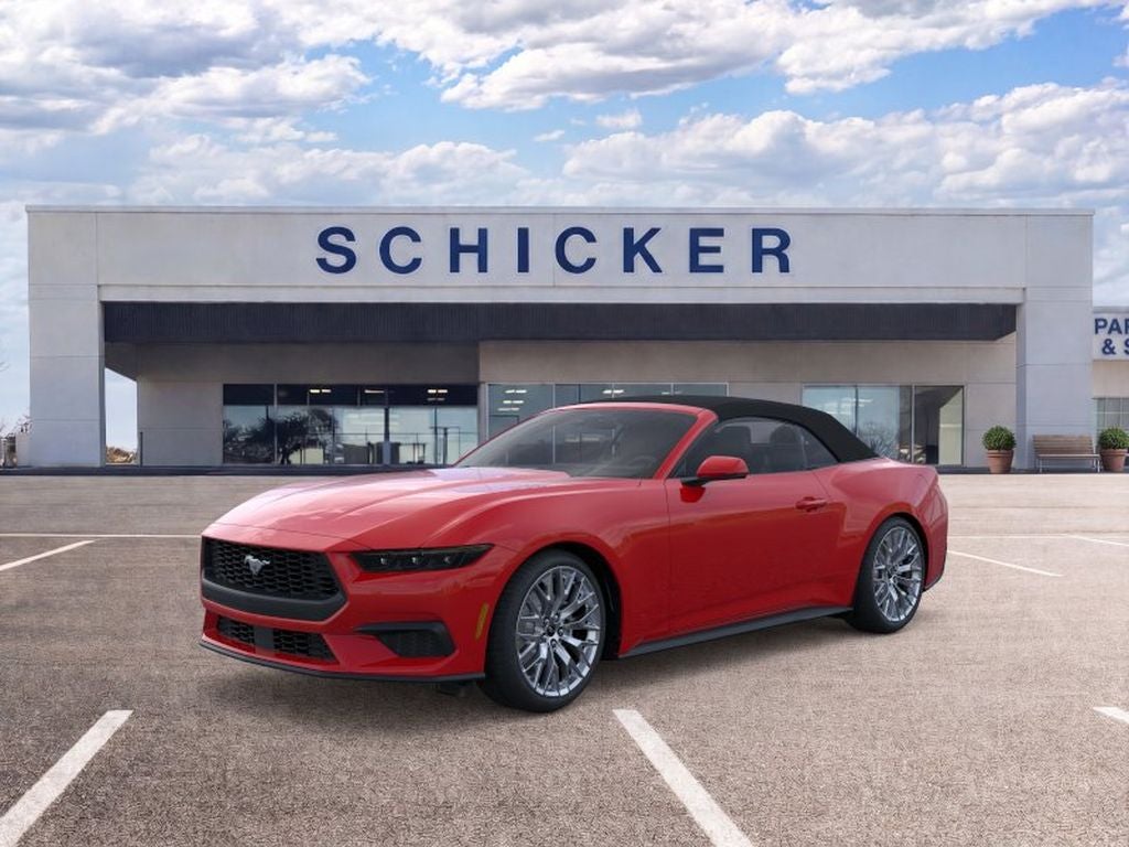 Race Red 2026 Ford Mustang Convertible Rear-Wheel Drive Automatic