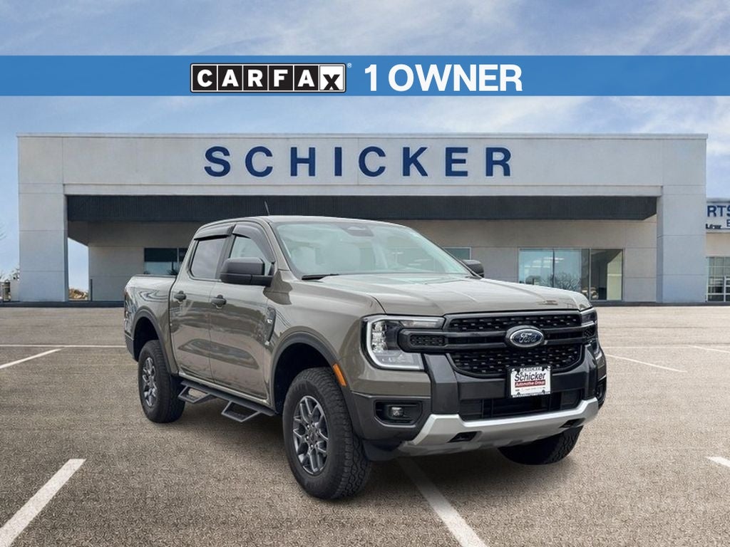 Marsh Gray 2025 Ford Ranger Pickup Truck Four-Wheel Drive Automatic