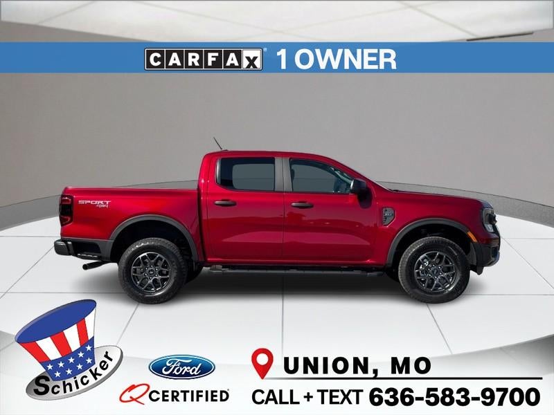 Ruby Red Metallic Tinted Clearcoat 2025 Ford Ranger Pickup Truck Four-Wheel Drive Automatic
