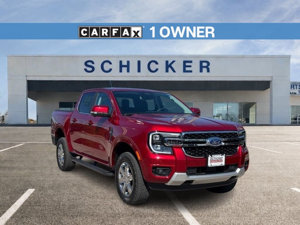 Ruby Red Metallic Tinted Clearcoat 2025 Ford Ranger Pickup Truck Four-Wheel Drive Automatic